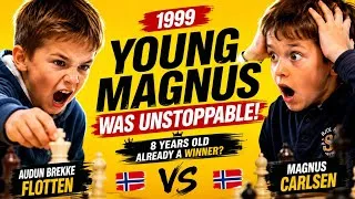 Thumbnail: Young Magnus Carlsen vs Audun Brekke Flotten — Was He Already a Chess Genius?