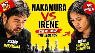 Thumbnail: Can Irene Kharisma Beat Hikaru Nakamura?! | 2026 Blitz