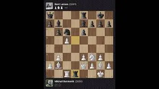 Thumbnail: Mikhail Botvinnik vs Bent Larsen | Palma de Majorca, Spain (1967)