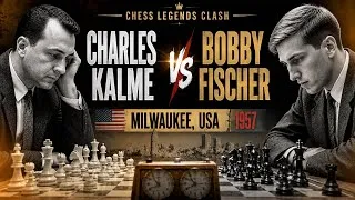 Thumbnail: Charles Kalme vs Bobby Fischer. Milwaukee, USA 1957