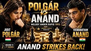 Thumbnail: Judit Polgar vs Viswanathan Anand (1993) - A Masterclass in Blindfold Chess