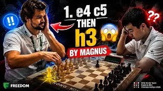 Thumbnail:  Magnus Carlsen World No.1 Doesn't care about Openings !! World Blitz Team 2026 !!