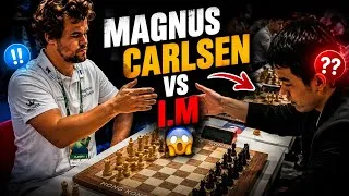 Thumbnail: When World No.1 Magnus Carlsen Destroyed an International Master 🫡 !! World Blitz Team 2026 !!