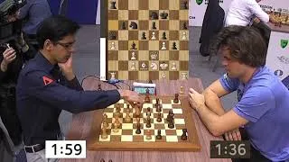Thumbnail: Magnus Carlsen Dismantles Giri in a Brilliant Endgame Finish! 🔥♟️