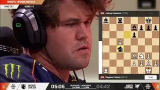 Thumbnail: GM Magnus Carlsen vs GM Andrey Esipenko | Game 1 |  Esports World Cup Chess 2026