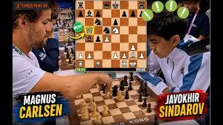 Thumbnail: Magnus Carlsen vs Javokhir Sindarov | FIDE World Rapid Team 2026