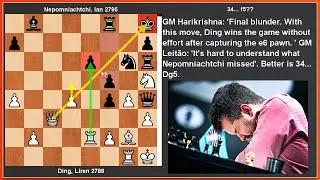 Thumbnail: Nepomniachtchi meltdown | Game 12 | Ding Liren vs Nepomniachtchi | World Chess Championships 2023