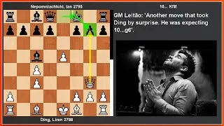 Thumbnail: Nepomniachtchi safely draws Game 10, keeps the lead do FIDE World Chess Championship 2023