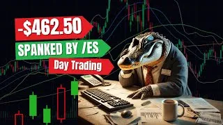 Thumbnail: - $462.50 loss on /ES futures | Trading 13 Apex prop firm accounts | Jan 14th 2025