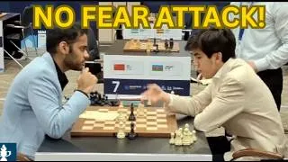Thumbnail: Fearless Attack | Arjun Erigaisi Storms Sindarov with Kingside Pawns