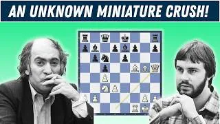 Thumbnail: Unknown Attacking Masterclass! | Mikhail Tal vs. John van der Wiel (1982)