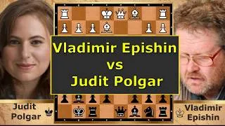 Thumbnail: JUDIT POLGAR vs EPISHIN – King's Indian Counterattack! ♟🔥 #juditpolgar #epishin #chesslegends
