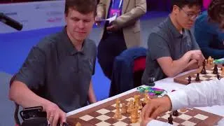Thumbnail: Vladislav Artemiev vs Magnus Carlsen || World Team Blitz Championship 2026 - G1