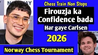 Thumbnail: Firouzja vs Carlsen || Norway Chess, 2026 #chess