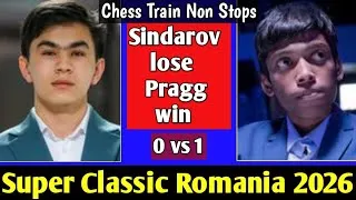 Thumbnail: Sindarov lose Pragg win, 2026 #chess