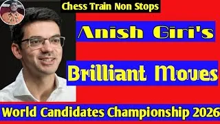 Thumbnail: Anish Giri's Brilliant move, 2026 #chess 