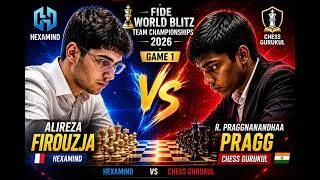 Thumbnail: 🔥Alireza Firouzja vs Praggnanandhaa | Epic Blitz Chess Battle | World Blitz Team Championships 2026