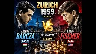 Thumbnail: Bobby Fischer's Incredible Endurance | Barcza vs Fischer, Zurich 1959