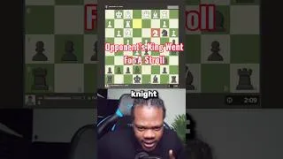 Thumbnail: Opponents King Went For A Stroll.   #chessgame #chesscom #chess