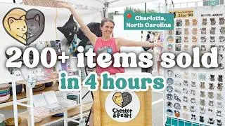 Thumbnail: Front Porch summer market vlog 🐈‍⬛ 🐈 Charlotte, North Carolina outdoor small business market
