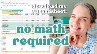 Thumbnail: STOP GUESSING YOUR PRICES! 💵 How I price handmade small business products without the math headache