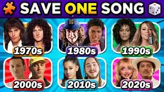 Thumbnail: SAVE ONE SONG 🔥 70s vs 80s vs 90s vs 2000s vs  2010s vs 2020s | Music Quiz
