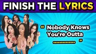 Thumbnail: FINISH THE LYRICS 🔥 TikTok Viral Songs 2026 Edition | Music Quiz