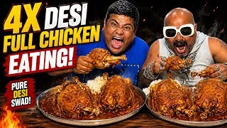 Thumbnail: 4X DESI FULL CHICKEN EATING!