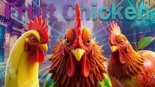 Thumbnail: FRUIT ROOSTER DANCE BATTLE 🔥 (Watermelon vs Apple vs Banana) 