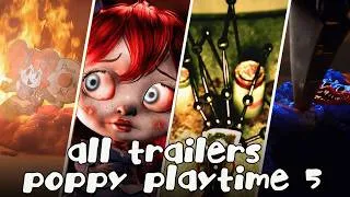 Thumbnail: Poppy Playtime Chapter 5 - ALL Official Trailers