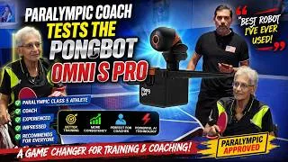 Thumbnail: 🏓Paralympic Coach Review Pongbot Omni S Pro 🤯 First Impressions #Pongbot #AITableTennis #Paralympics