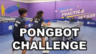 Thumbnail: 🏓USA's Best vs AI Robot! 🤖 Tanvi & Aarav Take on Nova S Pro 🔥 #Pongbot #TableTennis #PingPong