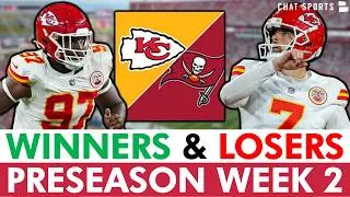 Thumbnail: Chiefs Preseason WINNERS & LOSERS From Week 2 vs. Buccaneers Ft. Harrison Butker and Mansoor Delane