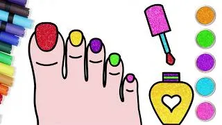 Thumbnail: ✏️ How To Draw And Color Nails For Kids | Step By Step Drawing For Beginners | Chiki Doodle