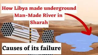 Thumbnail: Exploring the Engineering Marvel of the Man-Made River| Water in Saharh of lybia |  Project failure