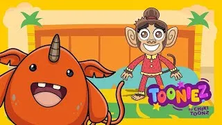 Thumbnail: 🐵Five Little Monkeys Jumping on the Bed | Fun Nursery Rhymes for Kids | Tooniez by Chiki Toonz