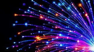 Thumbnail: ✨ Fiber Optic Screensaver | 4K OLED TV Background & Ambient Music