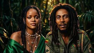 Thumbnail: Bob Marley × Rihanna 🌴 Wild Mirage ( Reggae Pop Fusion 2026 )