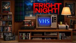 Thumbnail: 📼 Fright Night VHS | Retro 80s Horror Movie Vibes | Nostalgic Summerween Synthwave & Darkwave Music