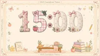 Thumbnail: 15 Minute Relaxing Timer 🎀 Coquette Study Timer | Cute Classroom Countdown