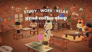 Thumbnail: Grad Coffee Shop ☕ 1 Hour Cozy Jazz 🎶 Café Chatter | Study Music | Work Aid