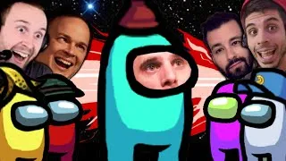Thumbnail: HE'S LITERALLY RUINING EVERYTHING! (Among Us | Funny Moments | Nanners, Sark, Gassy, Hutch, & More)