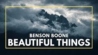 Thumbnail: Benson Boone - Beautiful Things (Lyrics) | 4K Stormy Mountain Visualizer [Emotional/Powerful]