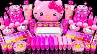 Thumbnail: SLIME ASMR 💗💗 Hello Kitty Merah Muda Riasan: Membuat Slime dari Tanah Liat