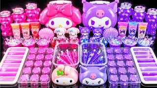 Thumbnail: 💜 Kuromi vs 💗 My Melody Slime ASMR | Glitter Indah My Melody dan Kuromi Slime ASMR yang Memuaskan