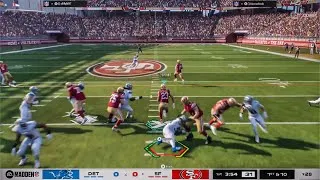 Thumbnail: Christian McCaffrey went off! 49ers vs Lions Madden 27 Online PS5 Gameplay