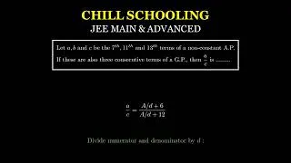 Thumbnail: JEE Main & Advanced | AP–GP Mixed Concept Question Solution | Must-Solve Problem