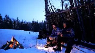 Thumbnail: Winter Bushcraft Shelter - Sleeping Outside at -10°C