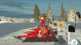 Thumbnail: For Olympia 2010: Chinese Biathlon Team- Shooting on Mount Washington