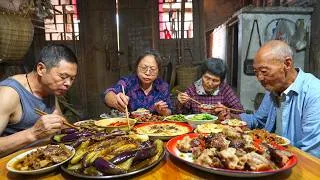 Thumbnail: Crispy Pancakes Stuffed with Cured Pork | Rural China Cooking